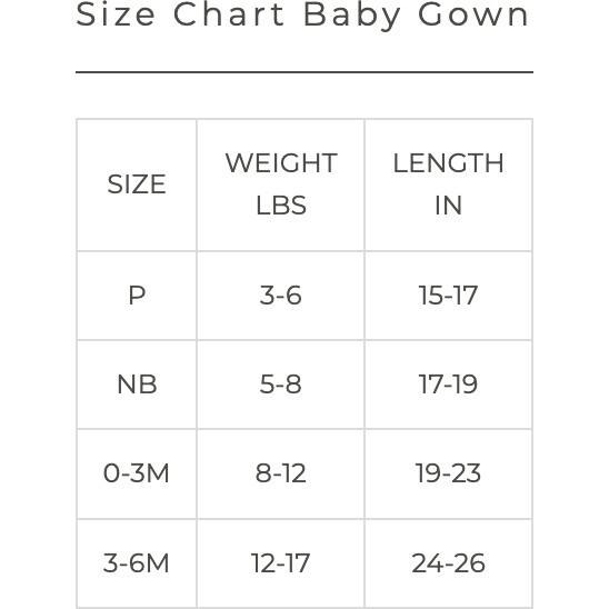 PREEMIE 24 HOUR CONVERTIBLE GOWN | CLOUD