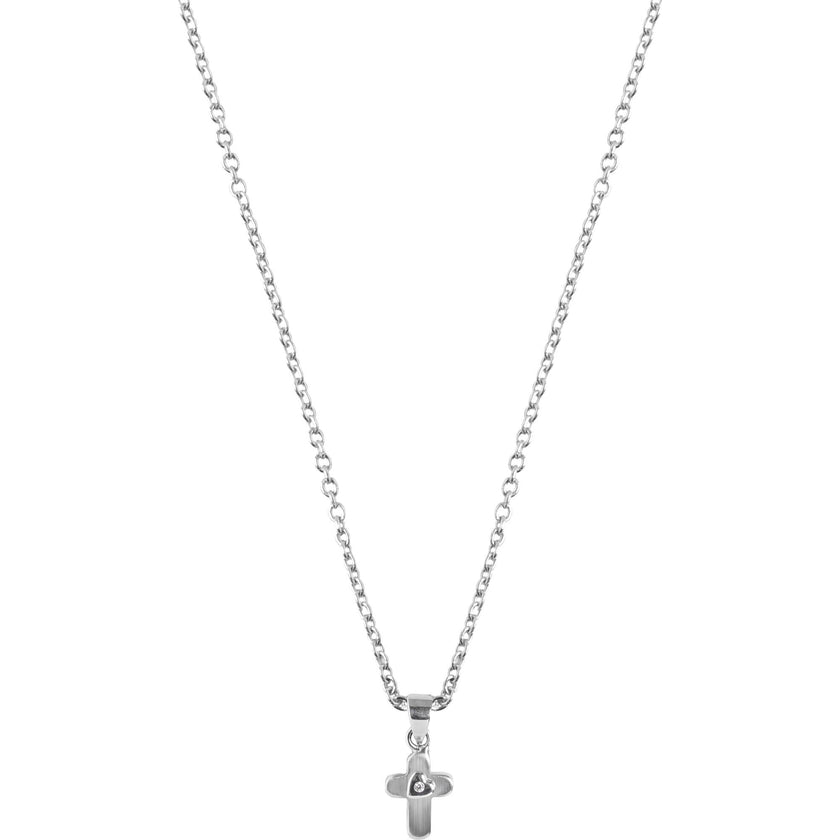 Brooklyn Cross Necklace - Cable Chain