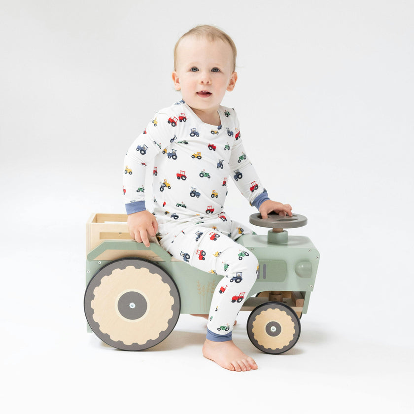 Mini Tractors - Long Sleeve Loungewear Set