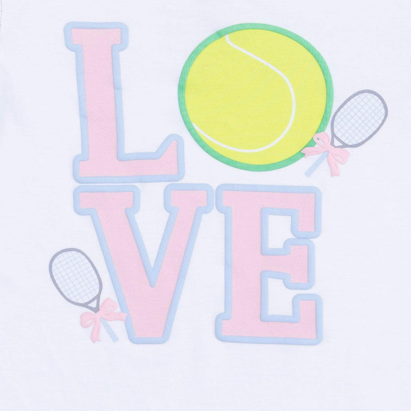 Pretty Tennis - Ruffle Tee
