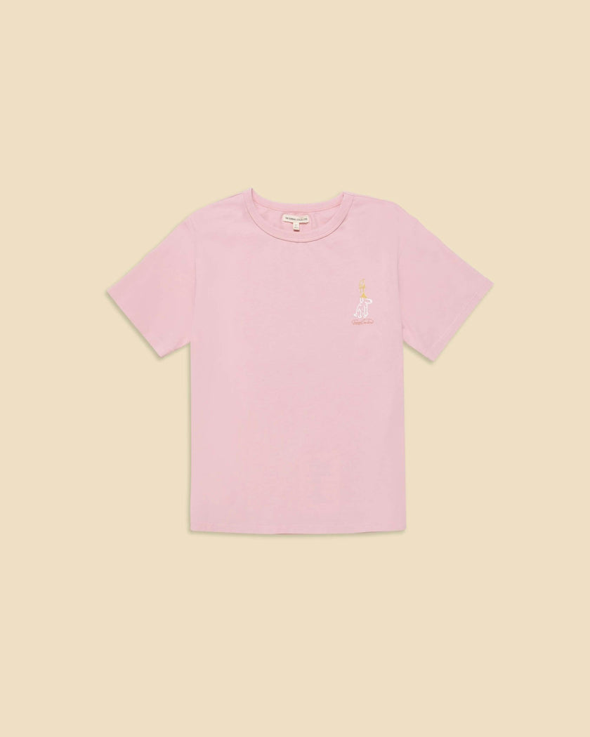 Organic Weekend Tee in Rhapsody Rose