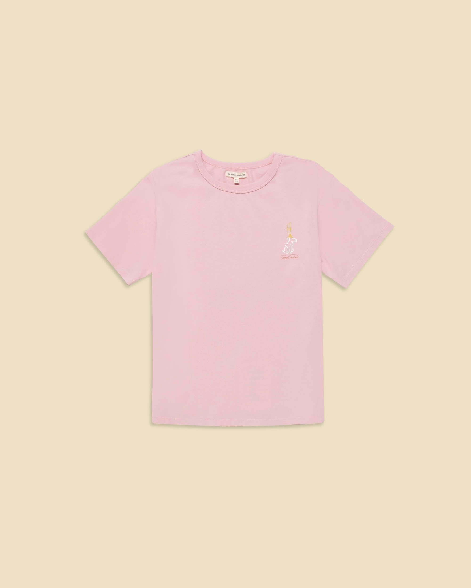 Organic Weekend Tee in Rhapsody Rose