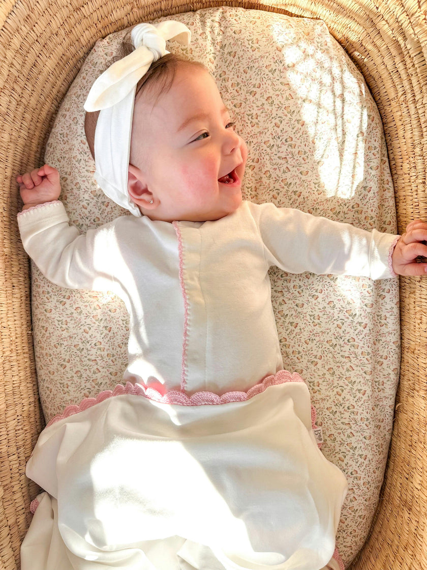 Pima Baby Pajama Baby Rose