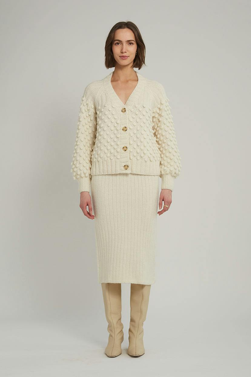 SAGE CARDI | IVORY
