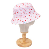 Reversible Bucket Hat – Strawberries + Daisies