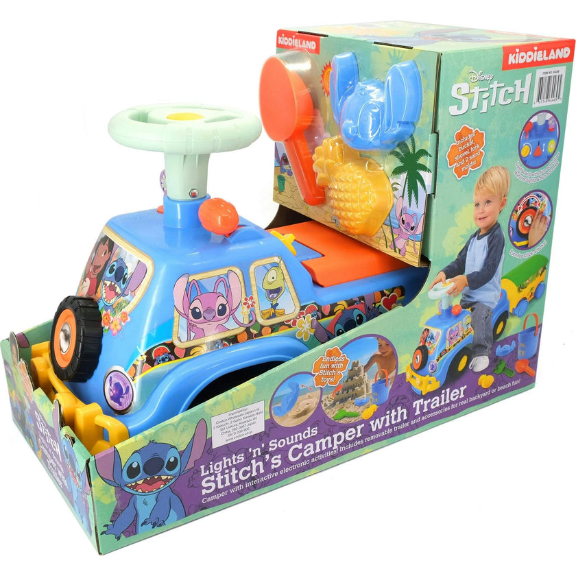 Light 'N' Sounds: Ride-On Camper & Trailer - Stitch