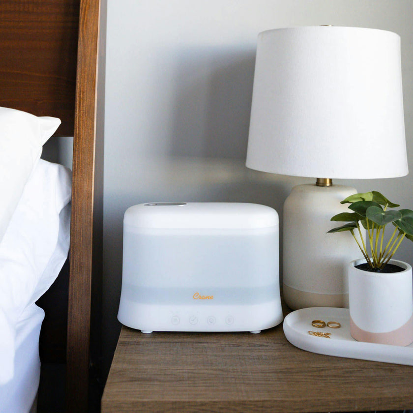 0.5 Gallon Top Fill Cool Mist Humidifier & Essential Oil Diffuser
