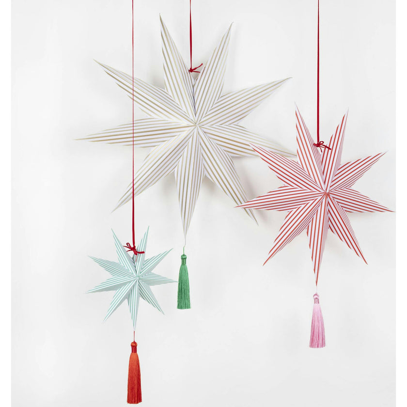 Stripe Star Decorations