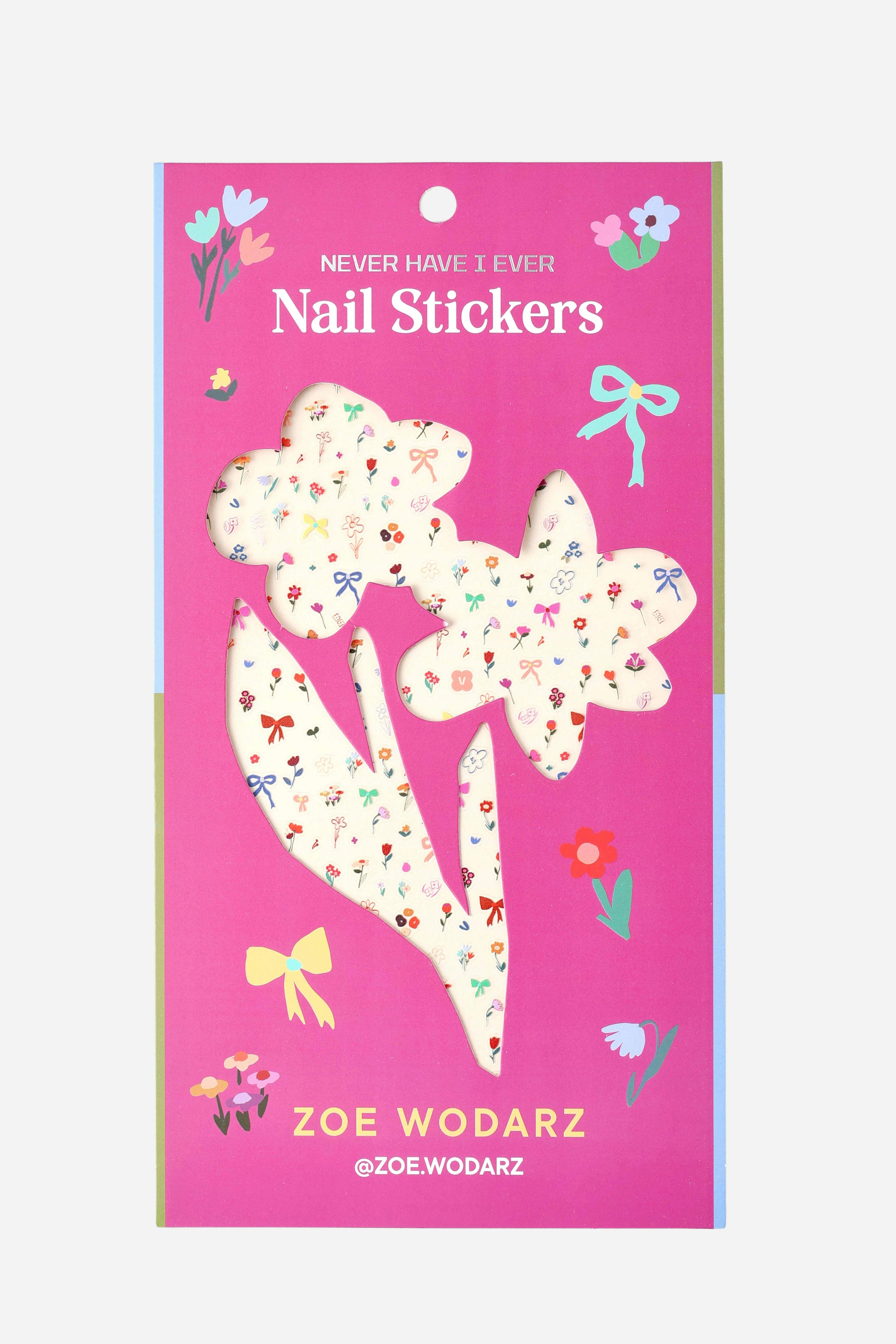 Nail Sticker By Zoe Wodarz - Flower Pop