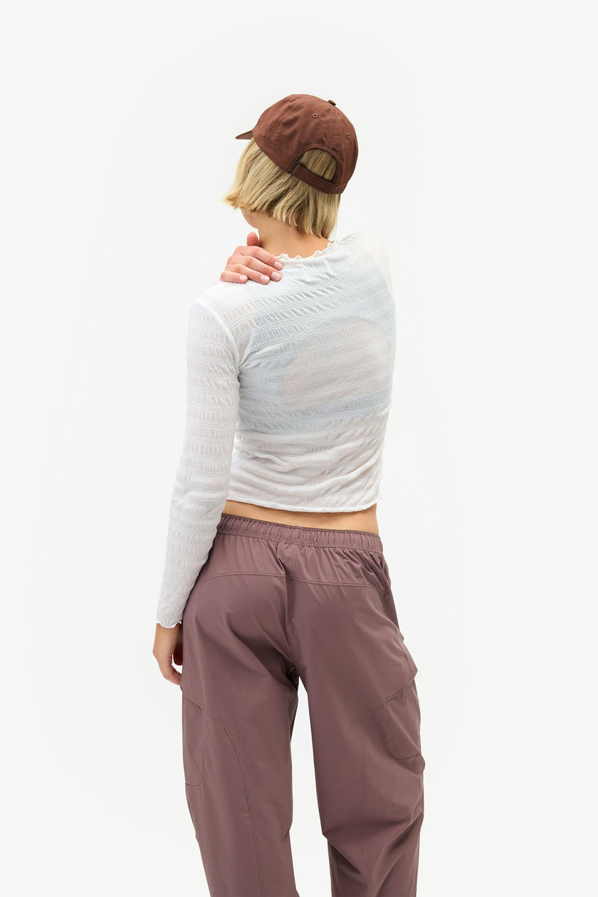 Ynes Long Sleeve Top, White