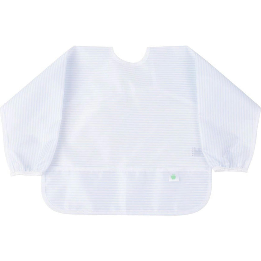 The Cover Everything Bib in Light Blue Stripe