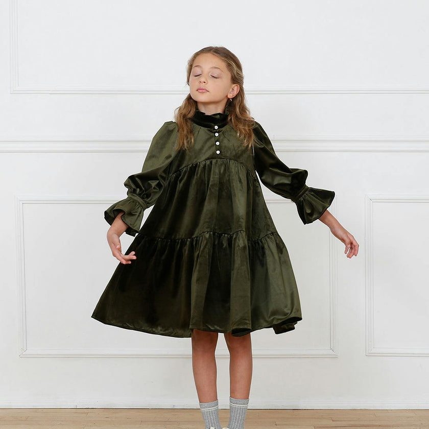 Evelyn dress (teal blue)