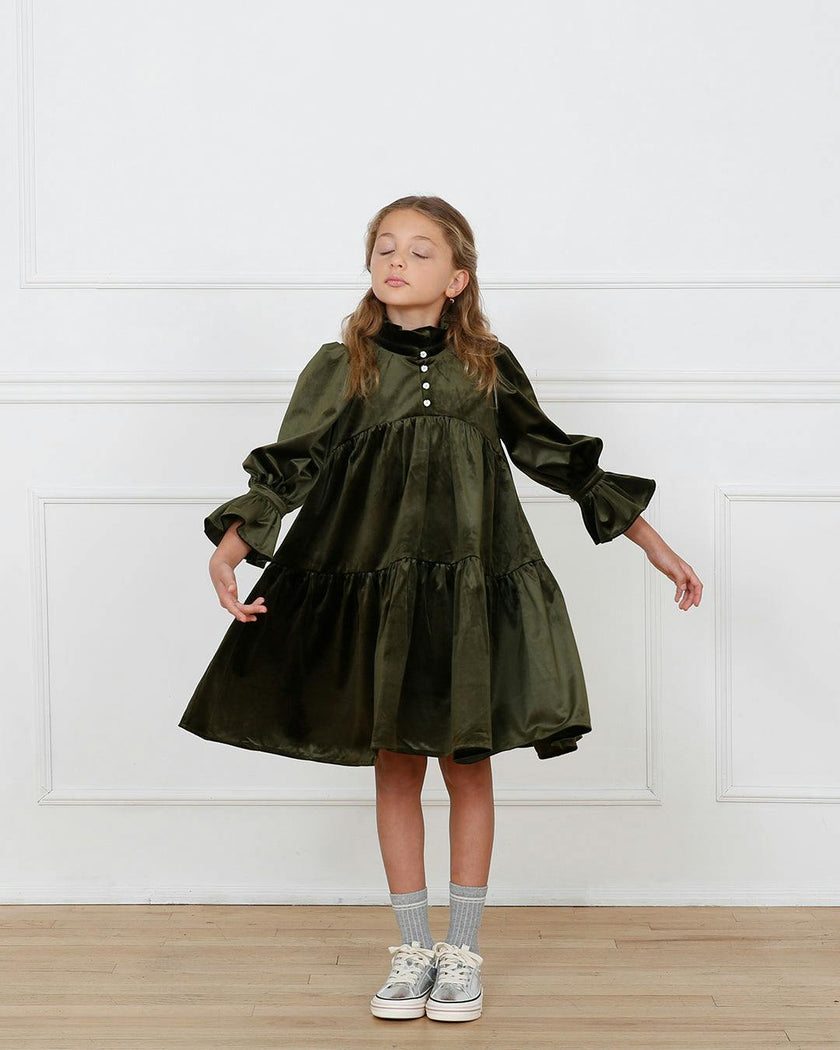 Evelyn dress (teal blue)