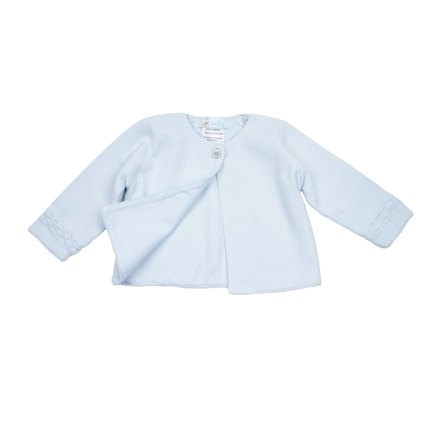 Hand Smocked Layette Set - Lt.Blue