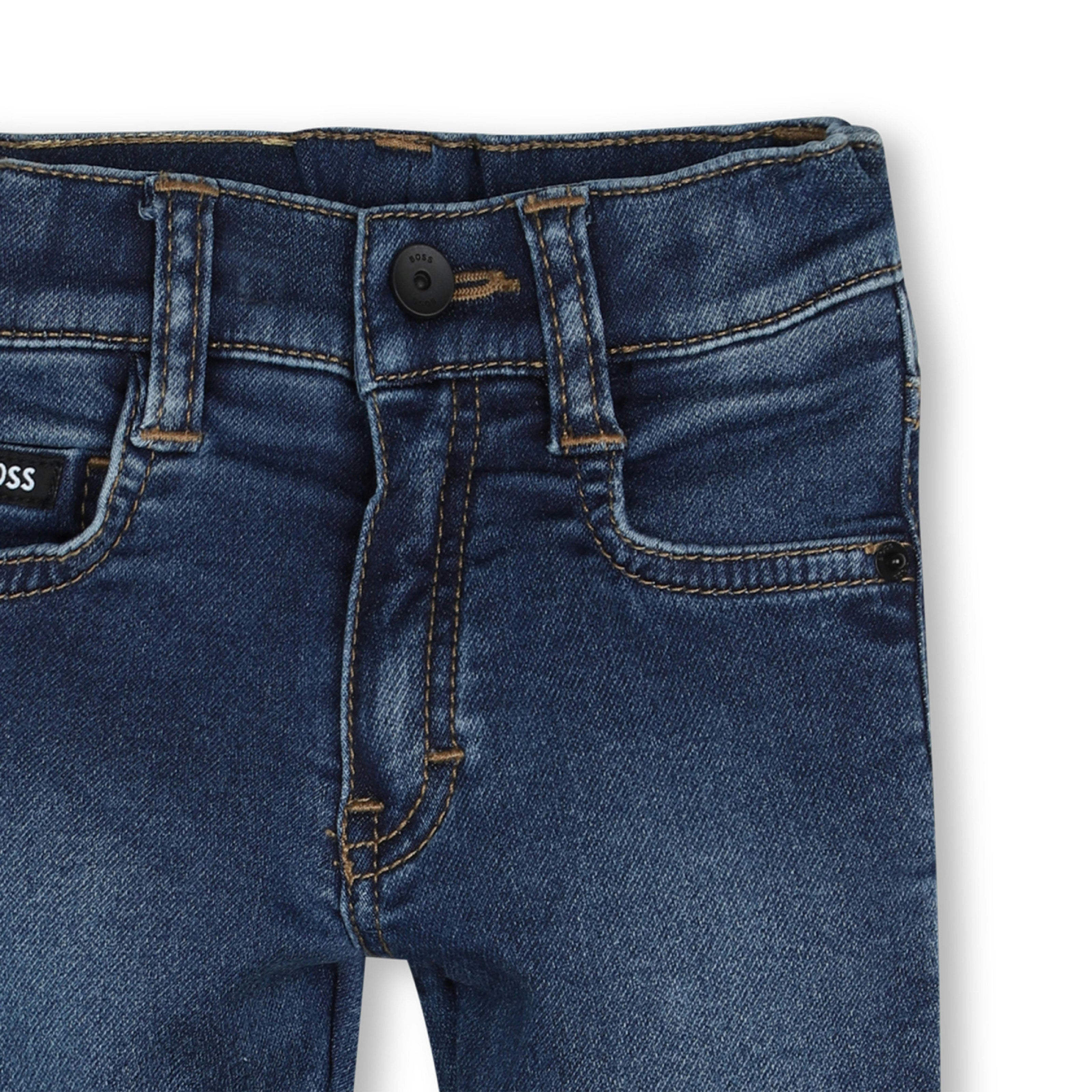 Dark Blue Denim Baby Jeans