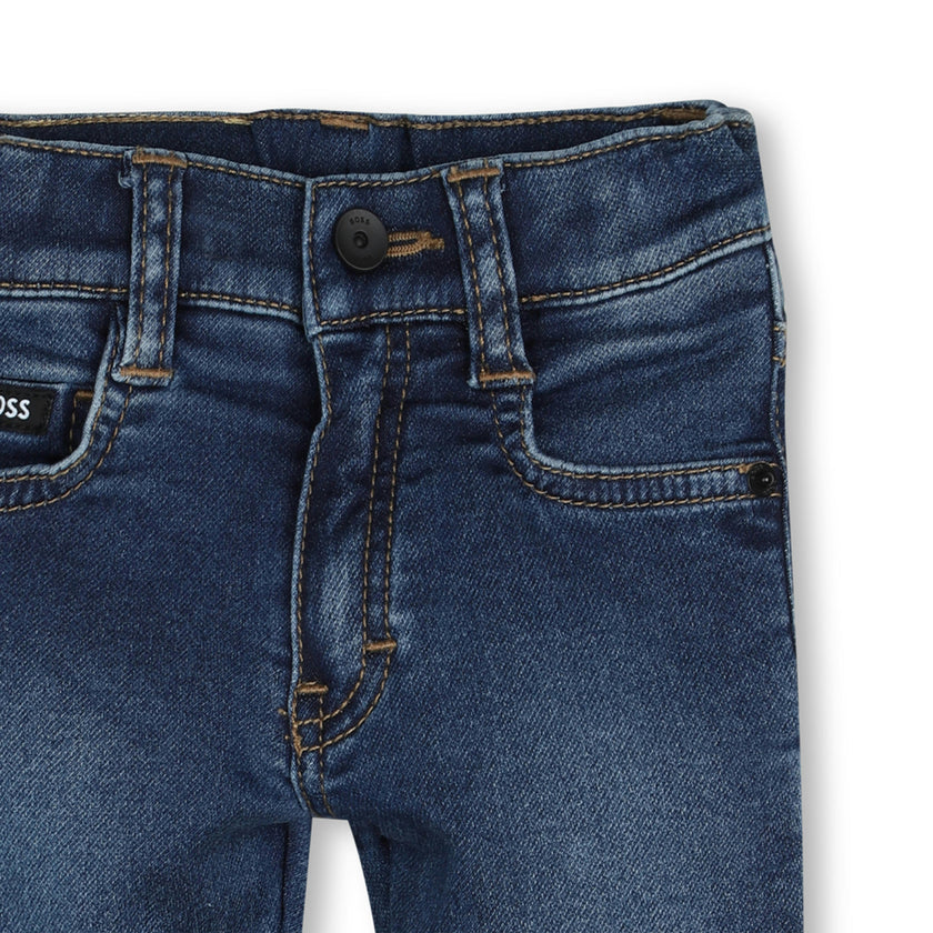 Dark Blue Denim Baby Jeans