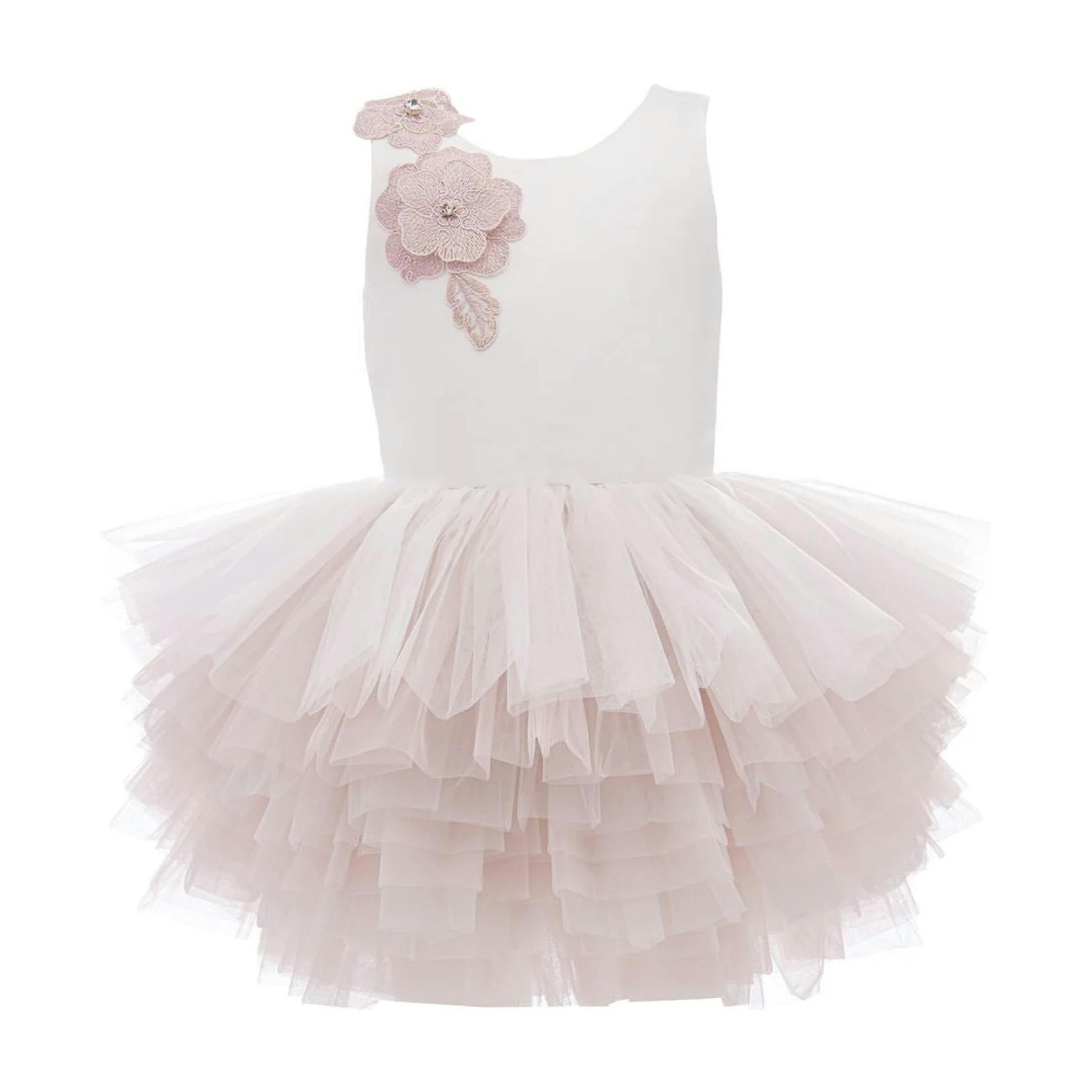 Pink Littlebrook Floral Tulle Dress