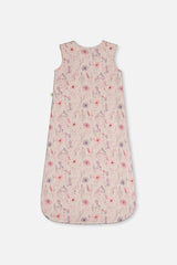 Organic Cotton Sleep Sack Pink Printed Flowers
