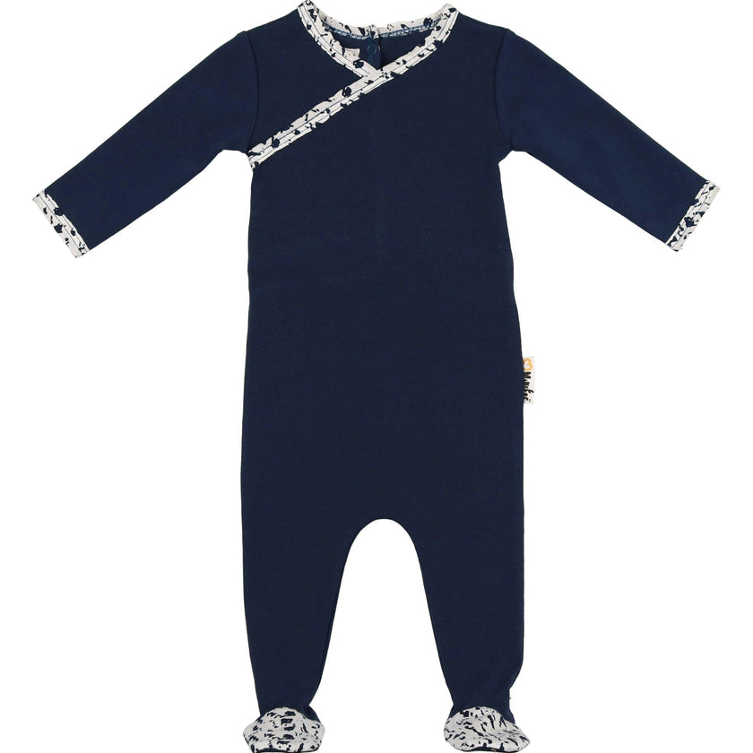 Speckled Wrap Footie
