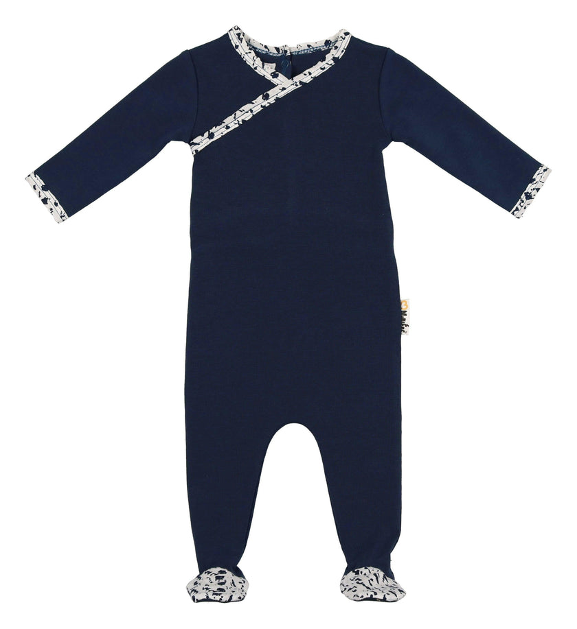 Speckled Wrap Footie