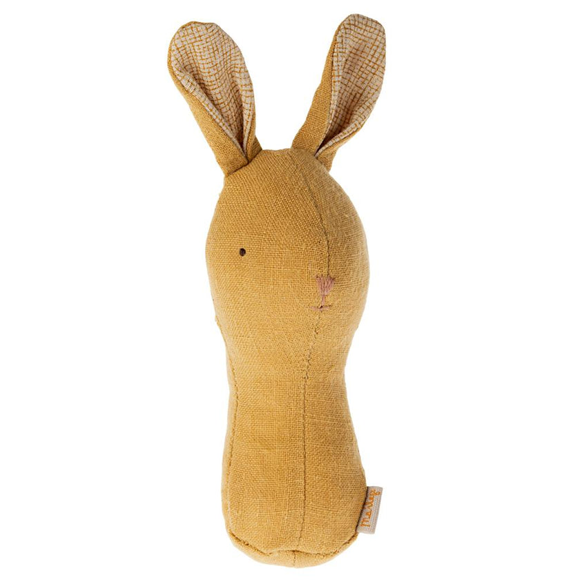 Lullaby Friend Rattles, Bunny - Dusty Yellow