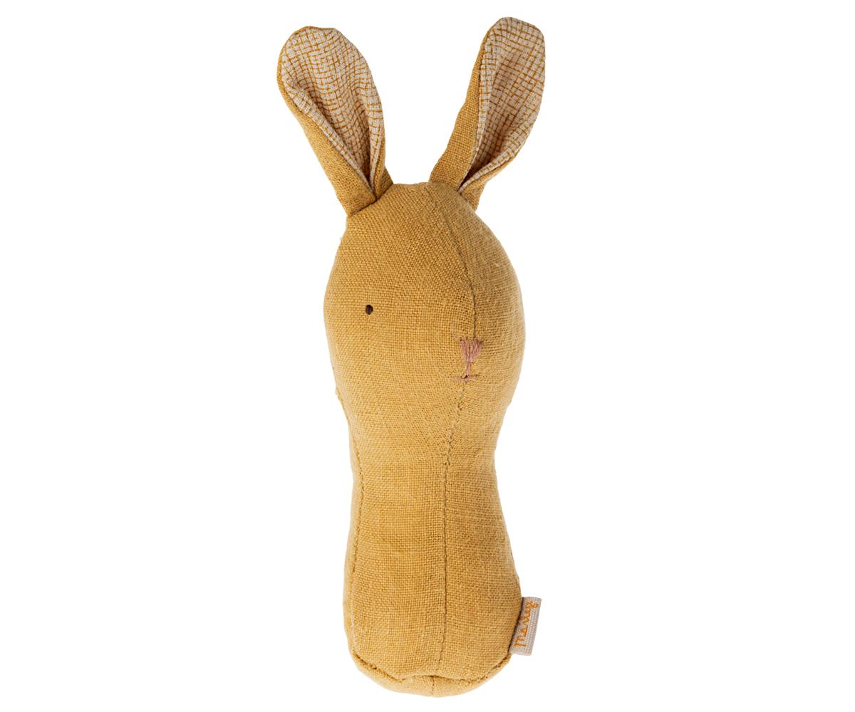 Lullaby Friend Rattles, Bunny - Dusty Yellow