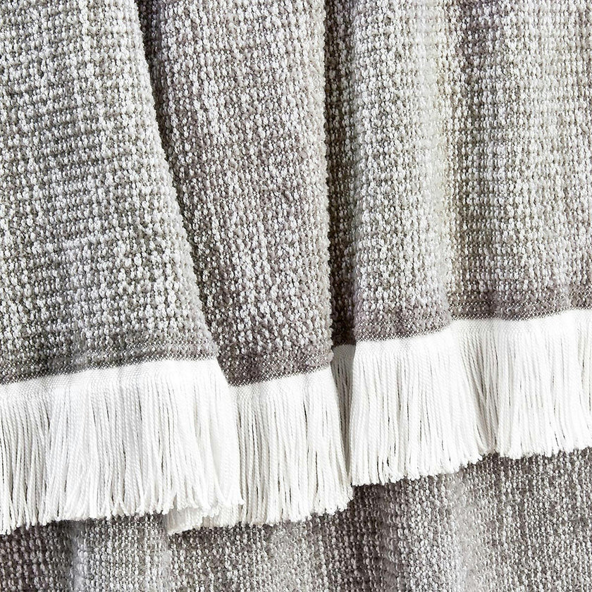 Crosshatch Stain Resistant Indoor Outdoor Throw