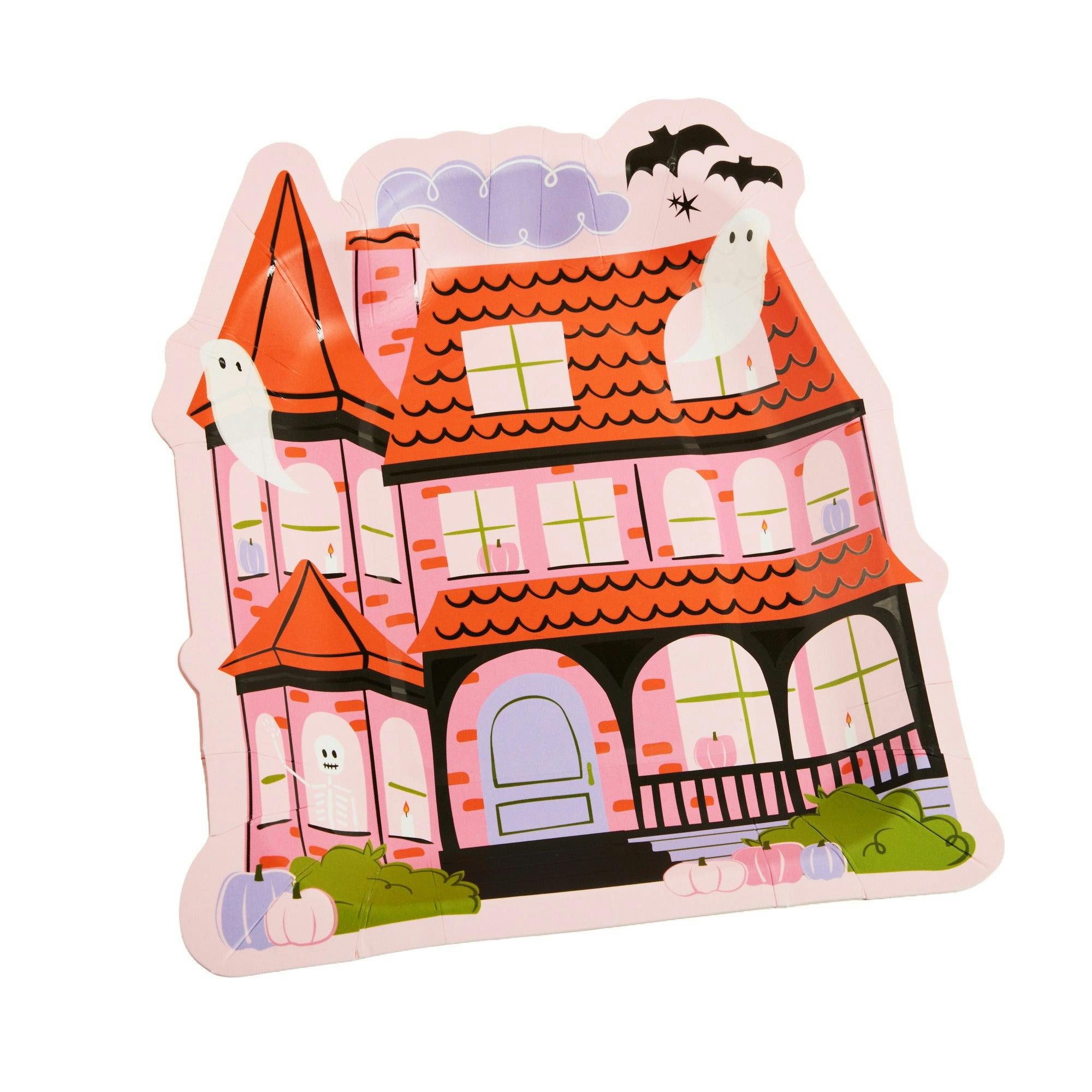 Packed Party Halloween House 8 In Paper Plates