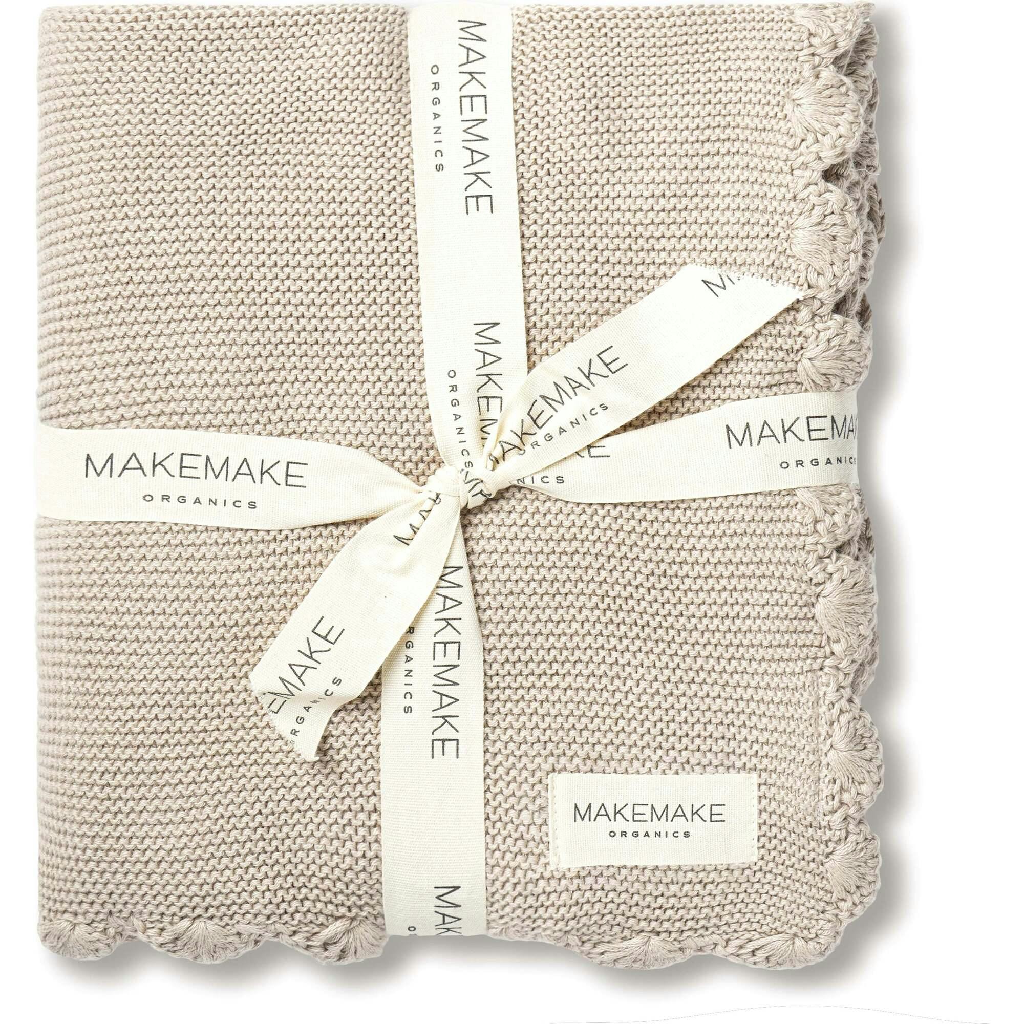 Organic Cotton Scalloped Baby Blanket