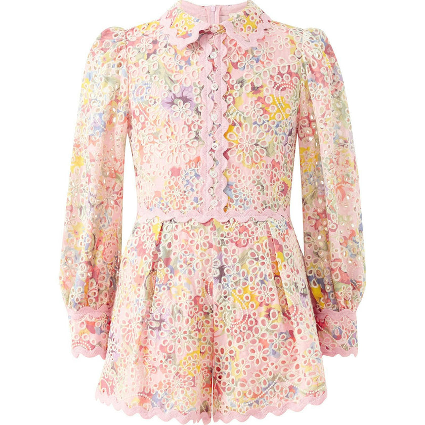 Alanna Embroidered Romper