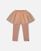 Leggings with Tulle Skirt