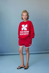 TNS Logo Teen Sweatshirt Tulip Red