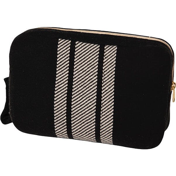Reversible Stripe Blanket Travel Set