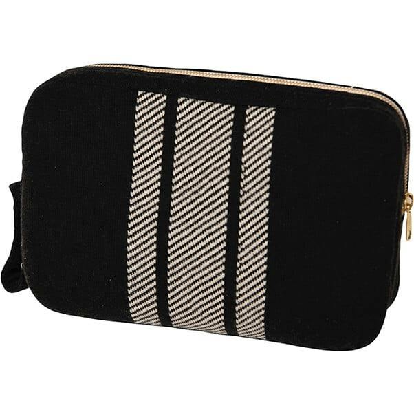 Reversible Stripe Blanket Travel Set