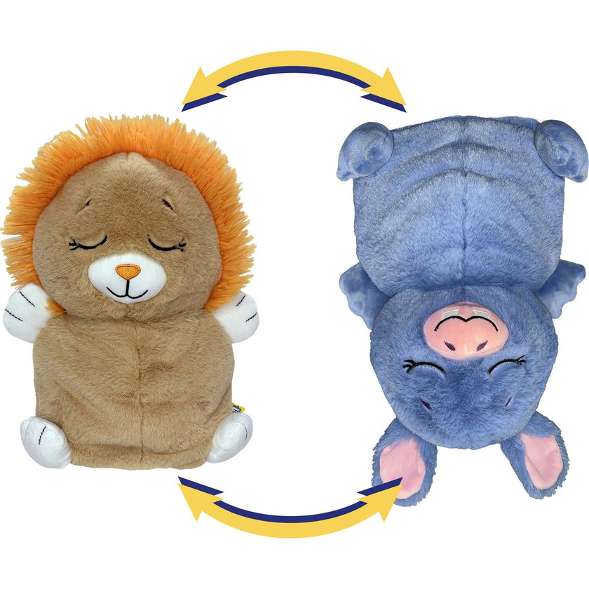 FlipaZoo: Upside Down Inside Out - to - 2-In-1 Animal Plush