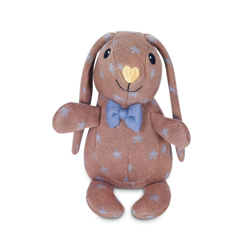 Knit Patterned Bunny Plush - Duke