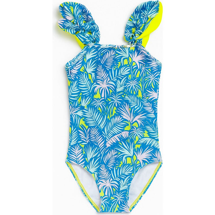 Lexi One Piece - Palm Neon Print