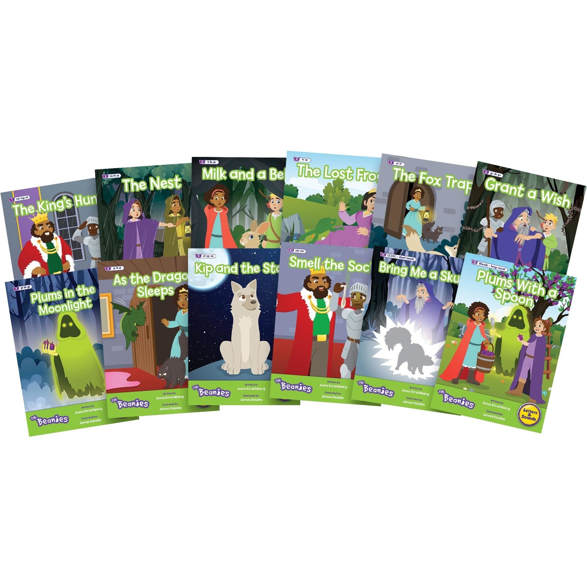 Beanstalk Books: The Beanies Hi-Lo Diversity Decodables - Phase 4 Set 2