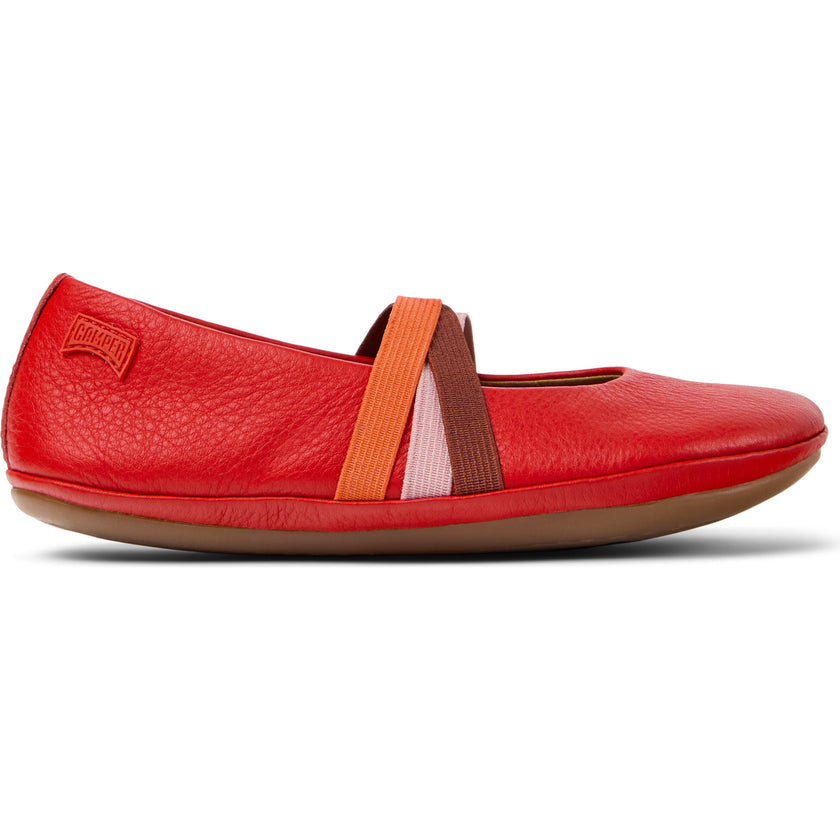 Kids Right Ballerina Flats, Red