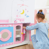Olivia's Little World Wooden Baby Doll 6-in-1 Changing Station