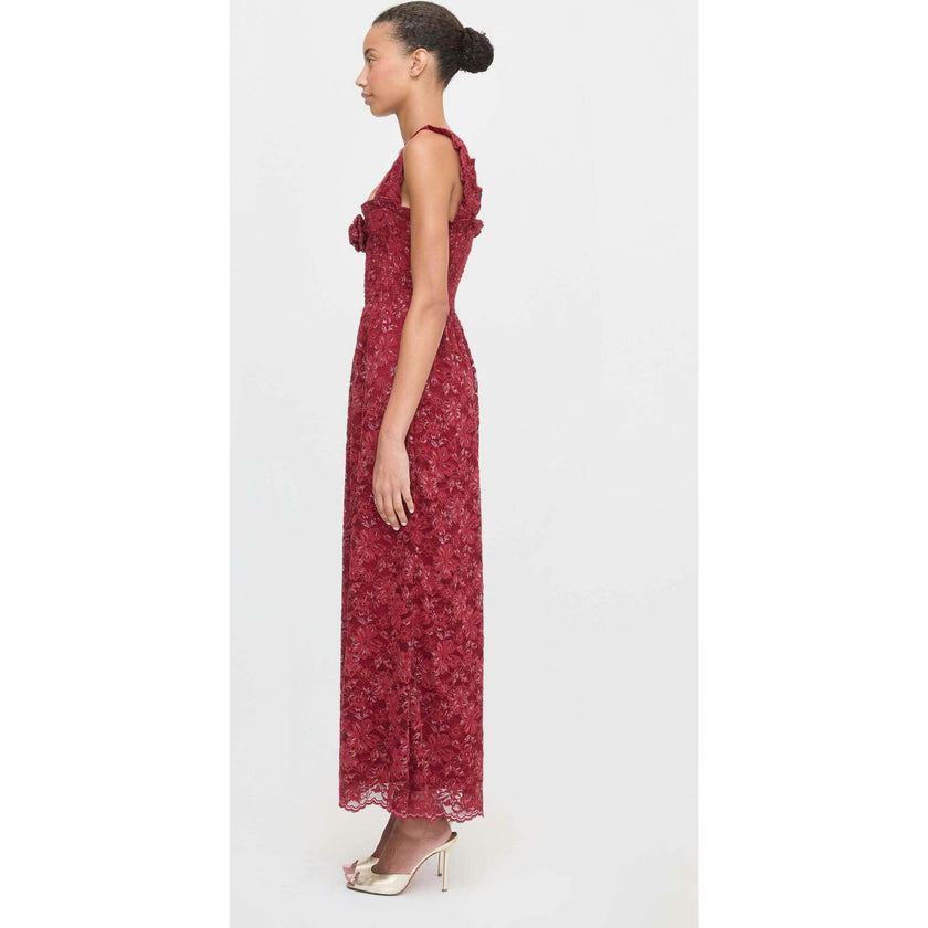 The Rosetta Nap Dress - Claret Lace