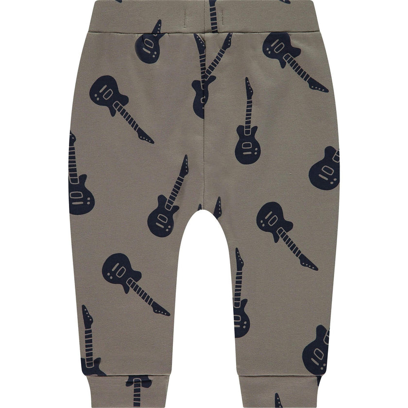 Baby Boy Guitar Print Sweatpants