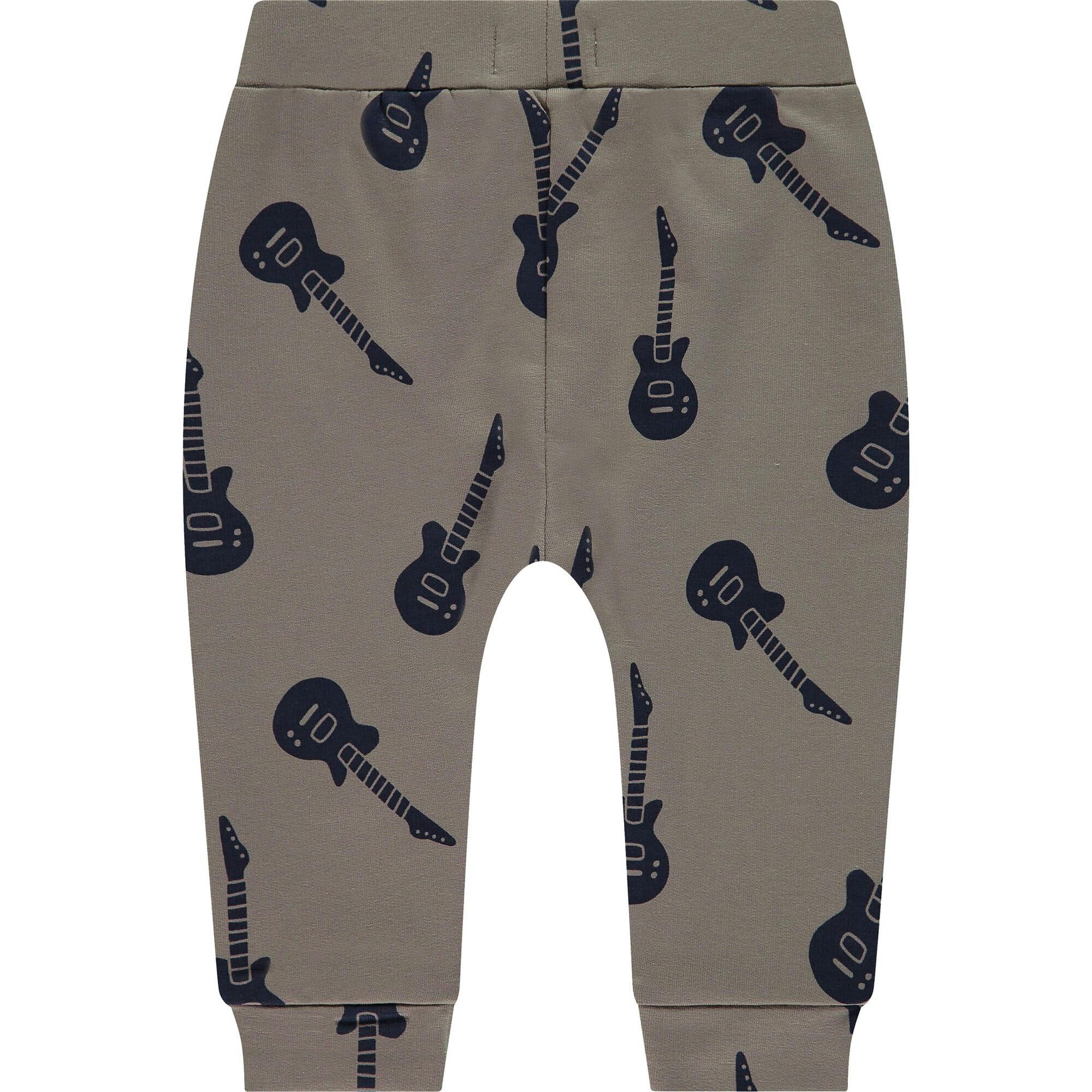 Baby Boy Guitar Print Sweatpants
