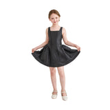 Black Vivienne Polka Dot Dress