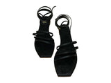 Francisco linear leather sandals
