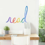 Watercolor Words • Read • Peel-and-Stick Wall Decals