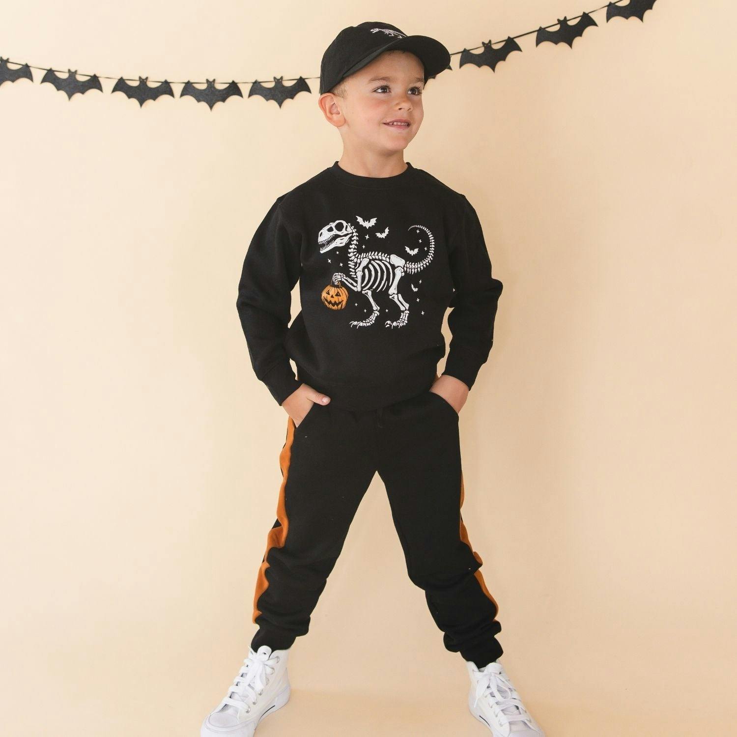 Dinosaur Skeleton Halloween Sweatshirt