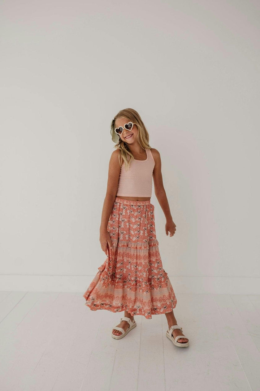 Tiered Maxi Skirt