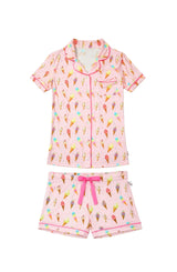 Ice Cream Jersey Short Sleeve PJ Set