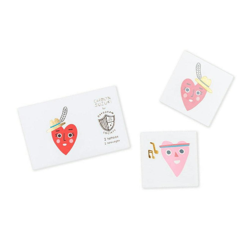 Heartbeat Gang Temporary Tattoos